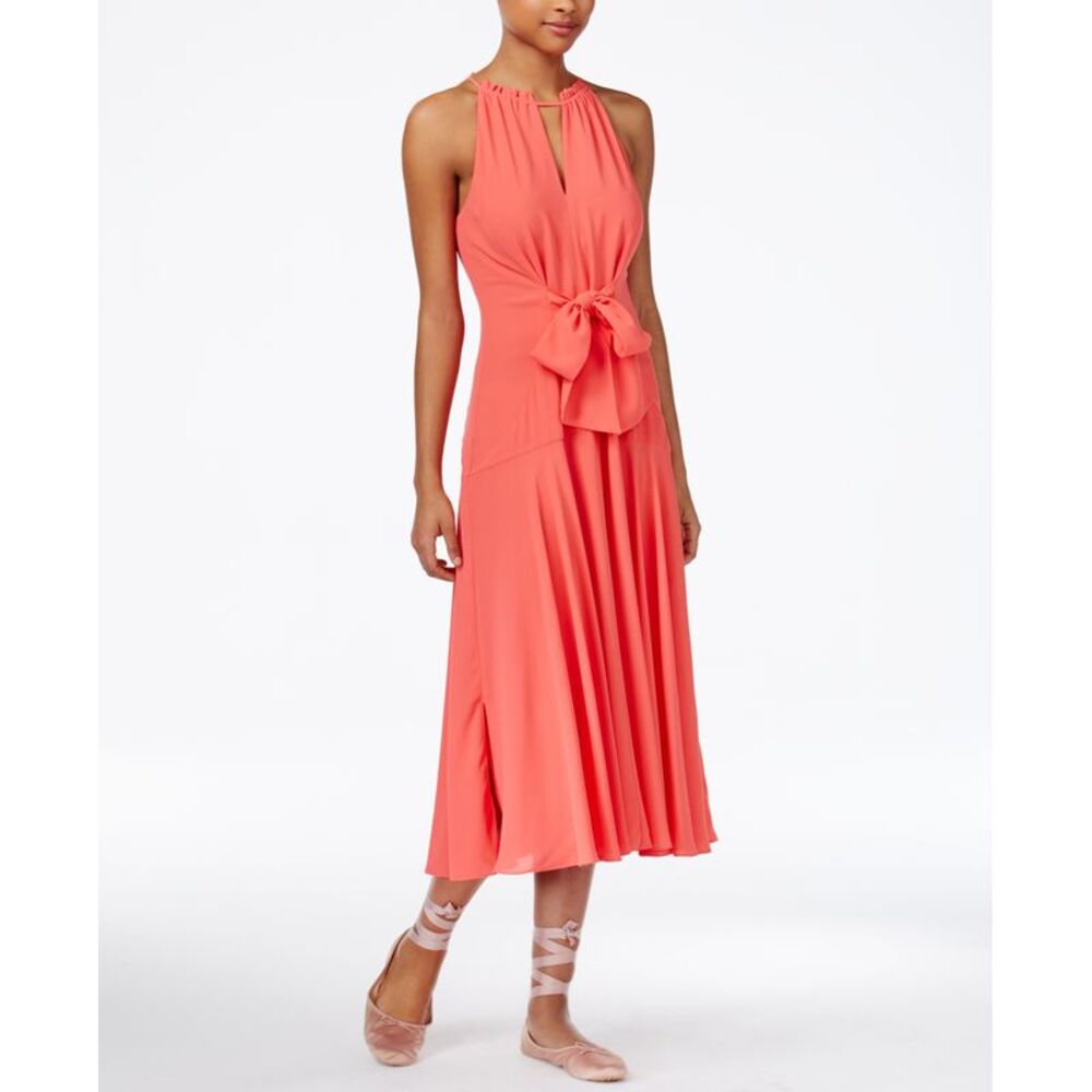 Rachel Rachel Roy Claudette Tie Front Midi Dress